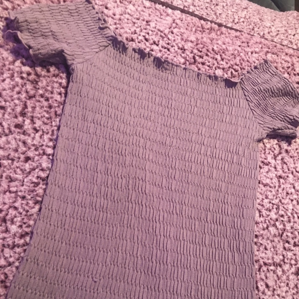 Lavander off the shoulder